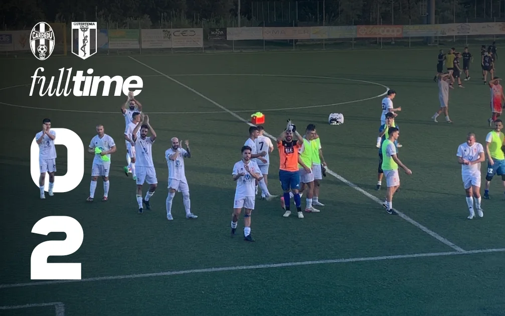 Fine partita: Cardedu 0, GS Tertenia 2