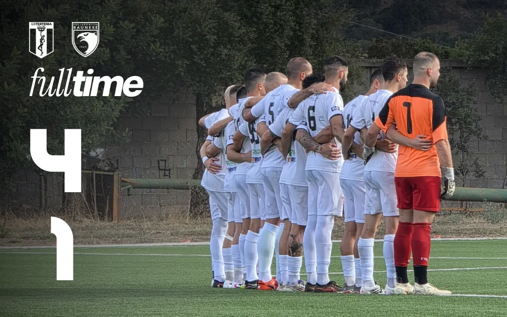 Fine partita: GS Tertenia 4, Baunese 1